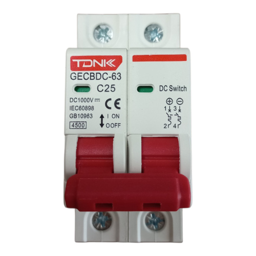 Автомат DC TDNK GECBDC-63 C25A