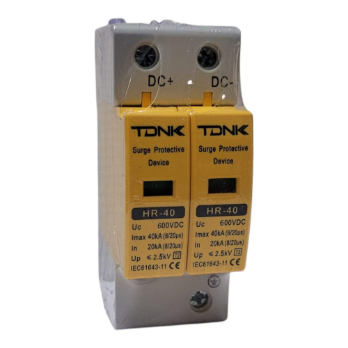 УЗИП TDNK HR-40 Устройство защиты от перенапряжения, SPD, 600 В постоянного тока