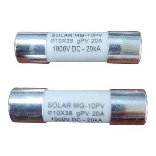 2шт/Предохранитель 20А керамический (10х38мм) 1000V